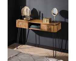 LifestyleFurn Sidetable/Kaptafel Sharmila - Mangohout - 110cm