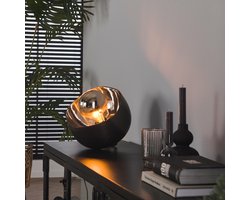 LifestyleFurn Tafellamp Gianfranco Ø28cm - Zwart Nikkel