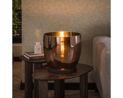 LifestyleFurn Vloerlamp/Tafellamp Mikado Koper glas, 32cm hoog