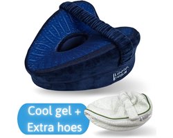 Lifetec Premium® Ergo Knee Cool - Orthopedisch Kniekussen - Zijslaapkussen - Beenkussen voor in bed