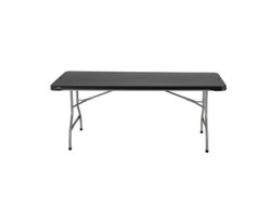 Lifetime - buffettafel Heavy Duty - 180 cm - zwart - extra sterk - stapelbaar