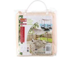 Lifetime Garden Schaduwdoek - creme - driehoek - 360 x 360 cm - zonnescherm