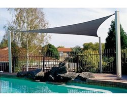Lifetime - Luxe schaduwdoek - 3,6m x 3,6m x 3,6m - Antraciet