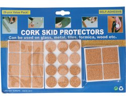 Lifetime Meubeldoppen 29 Cm Kurk Bruin 28 Stuks