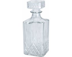 Lifetime Whisky Karaf - Luchtdichte Glazen Fles - 1 Liter - Elegant Ontwerp