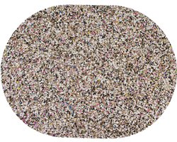 LIGA - Beach Clean Placemat Ovaal Set van 4 Stuks - Kurk - Multicolor