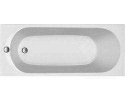 Ligbad Plieger Flow Solo Acryl 170x70x40 met Poten Wit