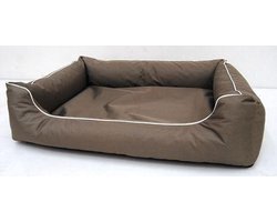 Ligbed voor honden Paula donkerbeige 100x75cm