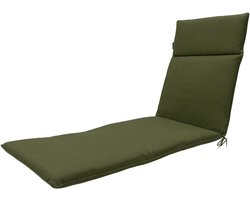 Ligbedkussen ca.190x60cm Moss green canvas eco+