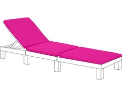 Ligbedkussens - Allibert Daytona Ligbed Vervangingskussen - Ligstoel Kussen - Tuinstoel Kussen - Zonnebed Kussen voor Tuin 198x66x5 cm