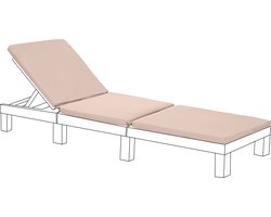 Ligbedkussens - Allibert Daytona Ligbed Vervangingskussen - Ligstoel Kussen - Tuinstoel Kussen - Zonnebed Kussen voor Tuin 198x66x5 cm