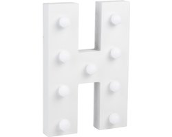 Light Letters - H