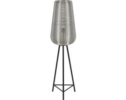 Light & Living Adeta Vloerlamp - Nikkel - Ø37x135 cm