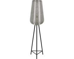 Light & Living Adeta Vloerlamp - Nikkel - Ø37x147 cm