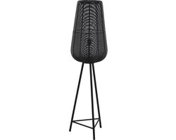 Light & Living Adeta Vloerlamp - Zwart - Ø37x135cm