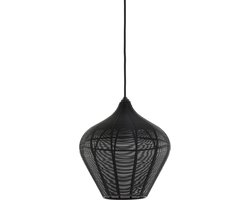 Light & Living Alvaro Hanglamp - Zwart - Ø27x29,5 cm