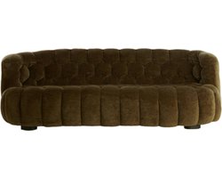 Light & Living Bank 200x100x78 cm AMARA velvet olijf groen