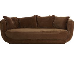 Light & Living - Bank BRAILA - 236x105x80cm -Bruin