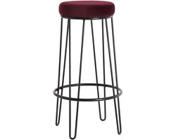 Light & Living - Barkruk ALICE - Ø41x73 cm - Rood - Set van 2