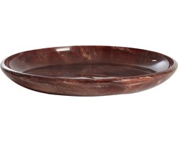 Light & Living BELAWAN schaal bordeaux – Ø44x4 cm