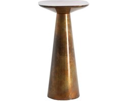 Light & Living Bijzettafel Abala - Koper - 28x28x53cm - Modern