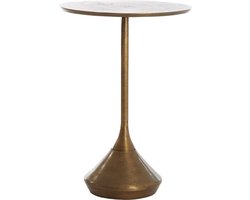 Light & Living Bijzettafel Dimphy - Antiek Brons - Ø35cm - Modern