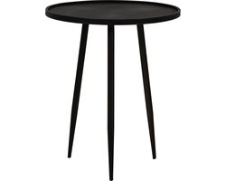 Light & Living Bijzettafel Envira - Zink - Ø51cm - Modern