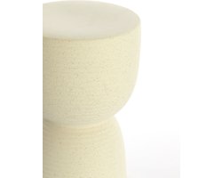 Light & Living Bijzettafel Finca - Wit - 28.5x28.5x42cm - Modern