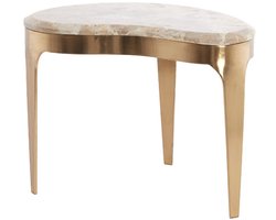 Light & Living Bijzettafel Giulio - Bruin - Ø51x36cm - Modern