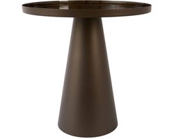 Light & Living Bijzettafel Jay - Bruin - 46x46x46cm - Modern