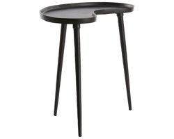 Light & Living Bijzettafel Lienz - Zwart - 53x30x48cm - Modern