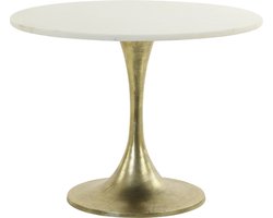 Light & Living - Bijzettafel RICKERD - Ø61x41cm - Wit