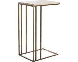 Light & Living Bijzettafel Roshan - Bruin - 41x31x66cm - Modern