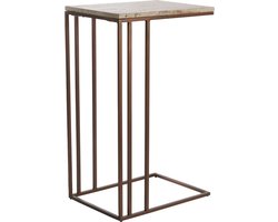 Light & Living Bijzettafel Roshan - Bruin - 41x31x66cm - Modern