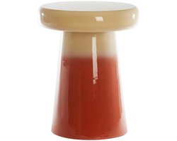 Light & Living Bijzettafel Sakiz - Donker oranje - 40.5x40.5x51cm - Modern