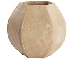 Light & Living Bloempot Melis - Naturel - Ø37cm - Modern