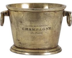 Light & Living Champagnekoeler  CRISTAL 39x25x25 cm  -  antiek brons