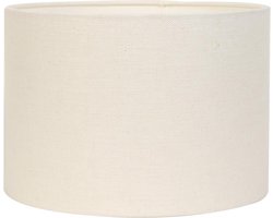 Light & Living Cilinder Lampenkap Livigno - Eiwit - Ø30x21cm - voor Tafellampen, Hanglampen