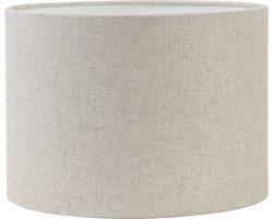Light & Living Cilinder Lampenkap Livigno - Naturel - Ø40x30cm - voor Tafellampen, Staande lamp, Hanglampen