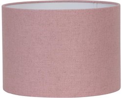 Light & Living Cilinder Lampenkap Livigno - Roze - Ø30x21cm - voor Tafellampen, Hanglampen