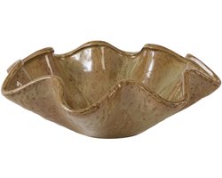 Light & Living - Decoratie schaal GODENI - Groen - 35x35x10 cm