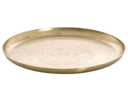 Light & Living - Decoratie schaal KROSNA - Goud - 34.5x34.5x3 cm