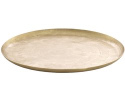 Light & Living - Decoratie schaal KROSNA - Goud - 49.5x49.5x3 cm