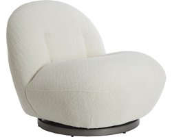 Light & Living Draaifauteuil Gumaca - Bouclé - Crème