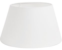 Light & Living Drum Lampenkap Polycotton - Wit - 45x35x25cm - voor Tafellampen, Staande lamp
