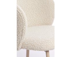 Light & Living - Eetkamerstoel ELYNA - 56x55x79cm - Wit - Set van 2