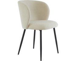 Light & Living Eetkamerstoel 'Elyna' Teddy, kleur Beige