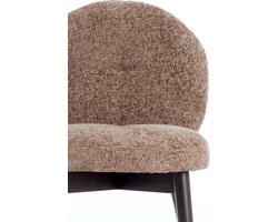 Light & Living - Eetkamerstoel SINOSA - 59x50x83cm - Bruin - Set van 2