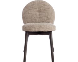 Light & Living - Eetkamerstoel SINOSA - 59x50x83cm - Bruin - Set van 2