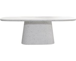 Light & Living - Eettafel HAMURA - 220x105x76cm - Wit